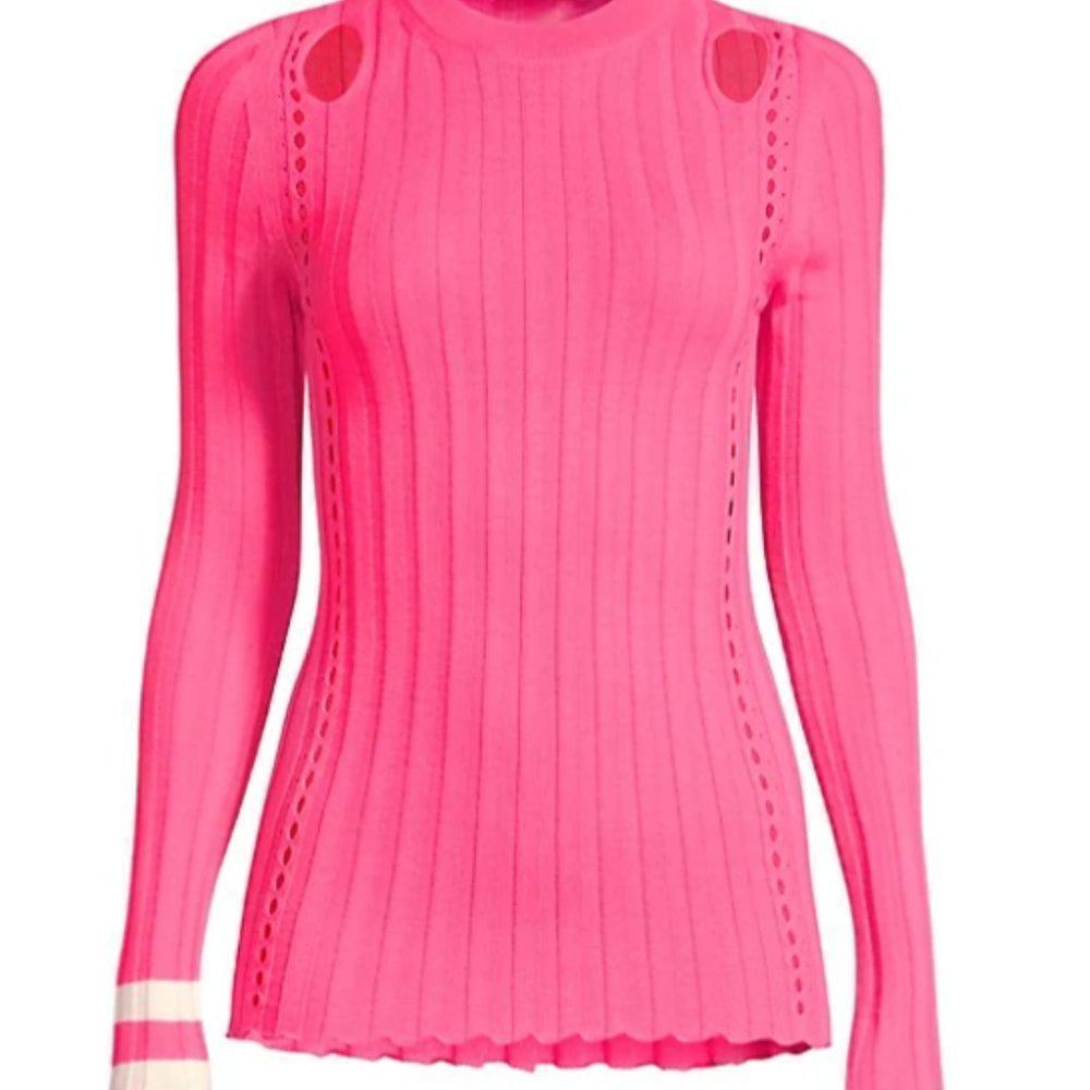 NWT - Maggie Marilyn Merino Wool Cut-out Sweater